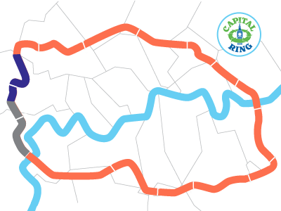London Capital Ring Map